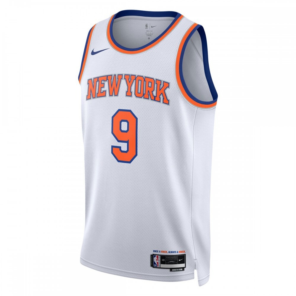 RJ Barrett New York Knicks Unisex Swingman Jersey - Association Edition - White-Pro Kit Vault | Brand New 26/27 Sports Jerseys